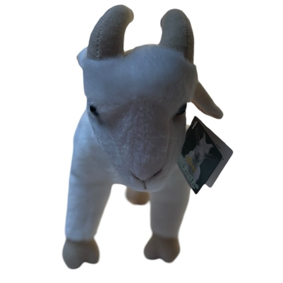 NWT Fiesta White Plush Goat Stuffed Animal - Picture 3 of 6